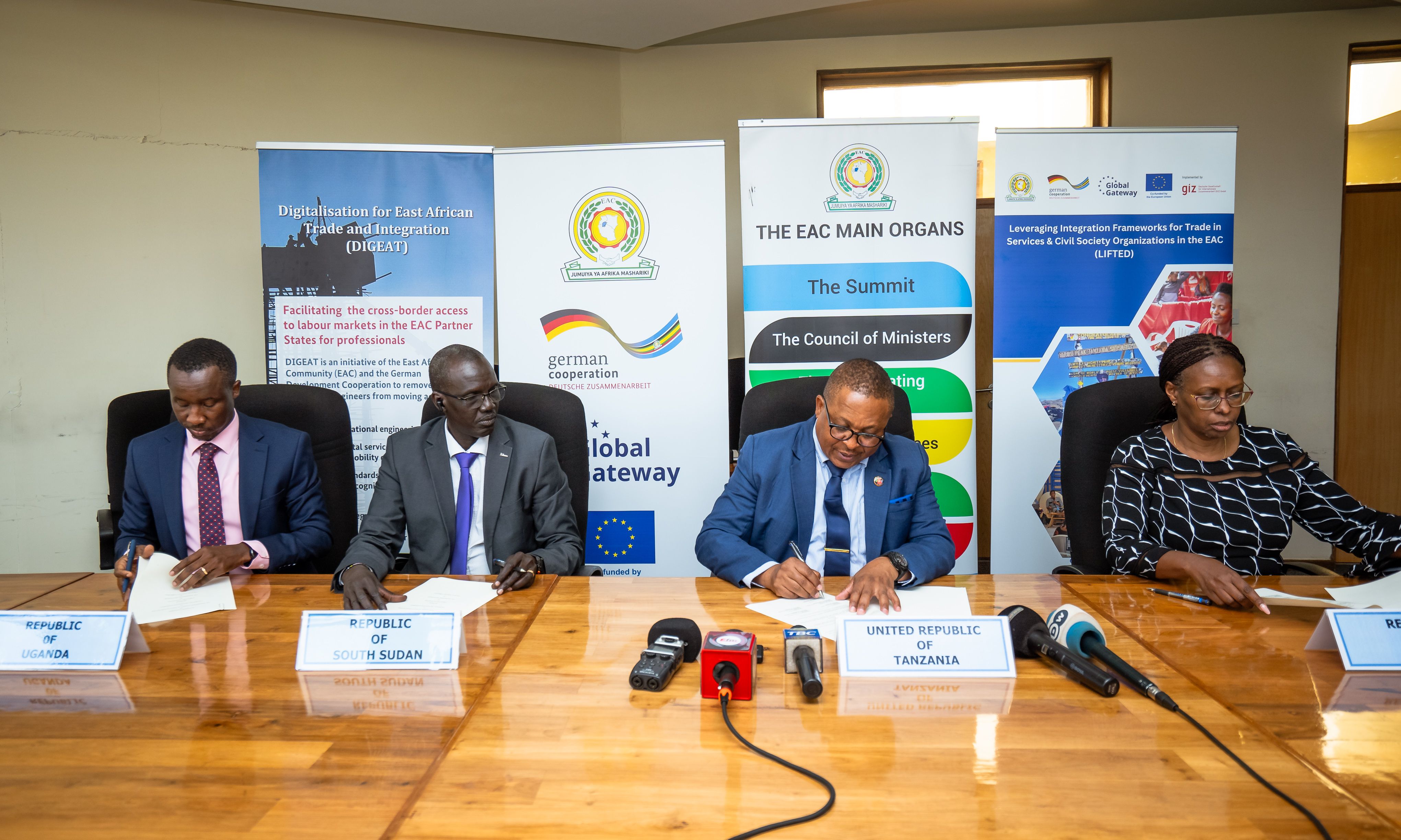 The Republic of South Sudan Signs the EAC Mutual Recognition Agreement for Engineers, Advancing Cross-Border Mobility (GIZ)